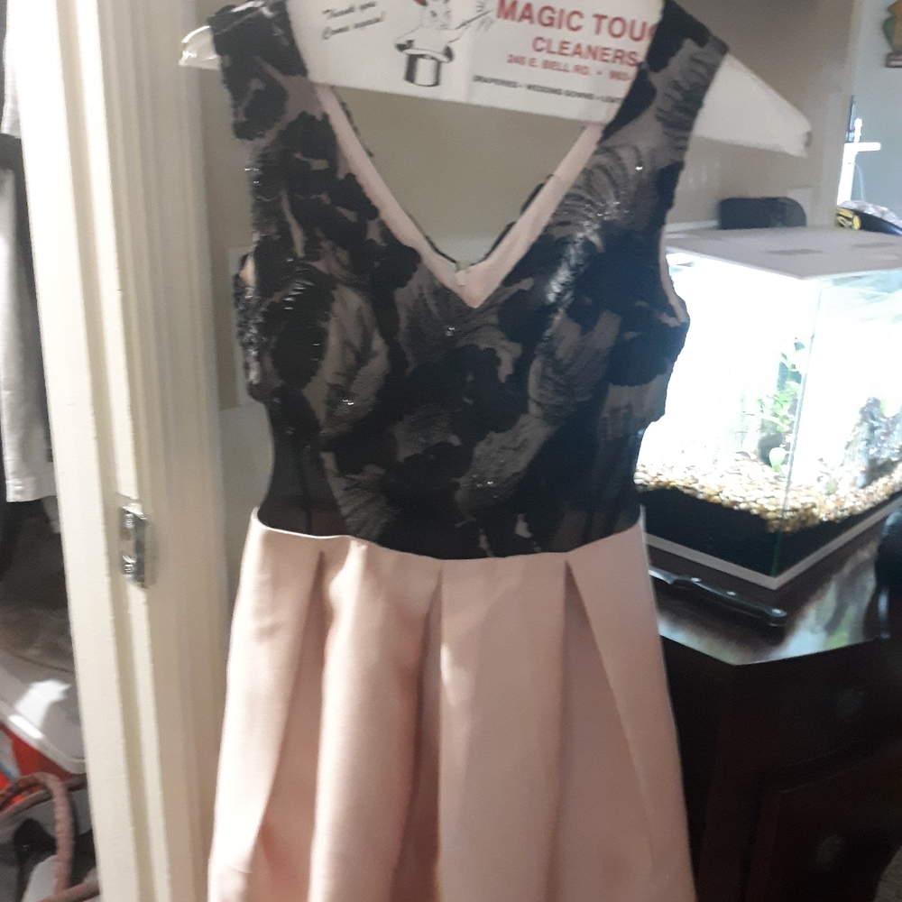 Short pink dress